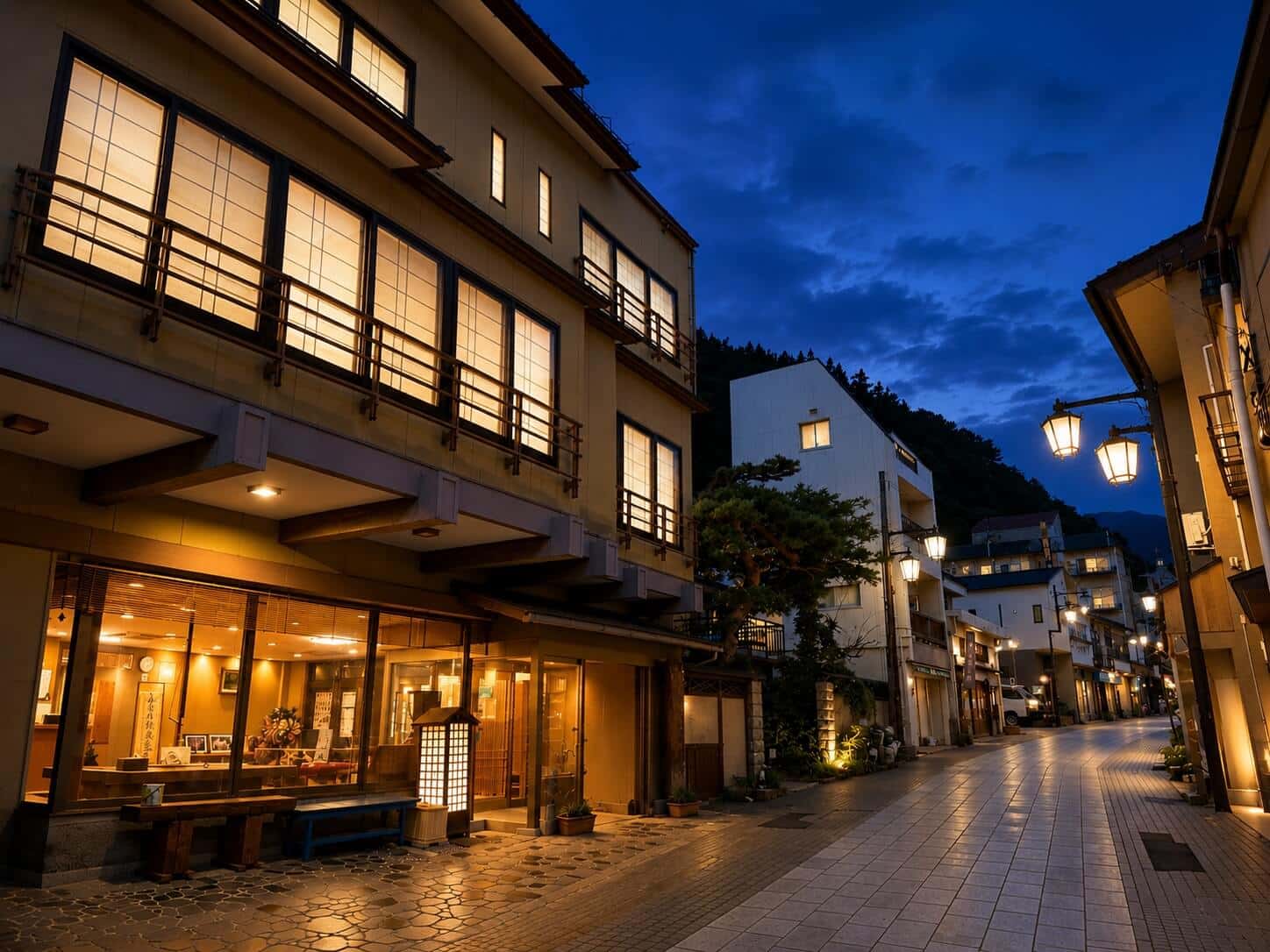 渋温泉1泊2日 石畳と木造旅館が並ぶ長野県の渋温泉街